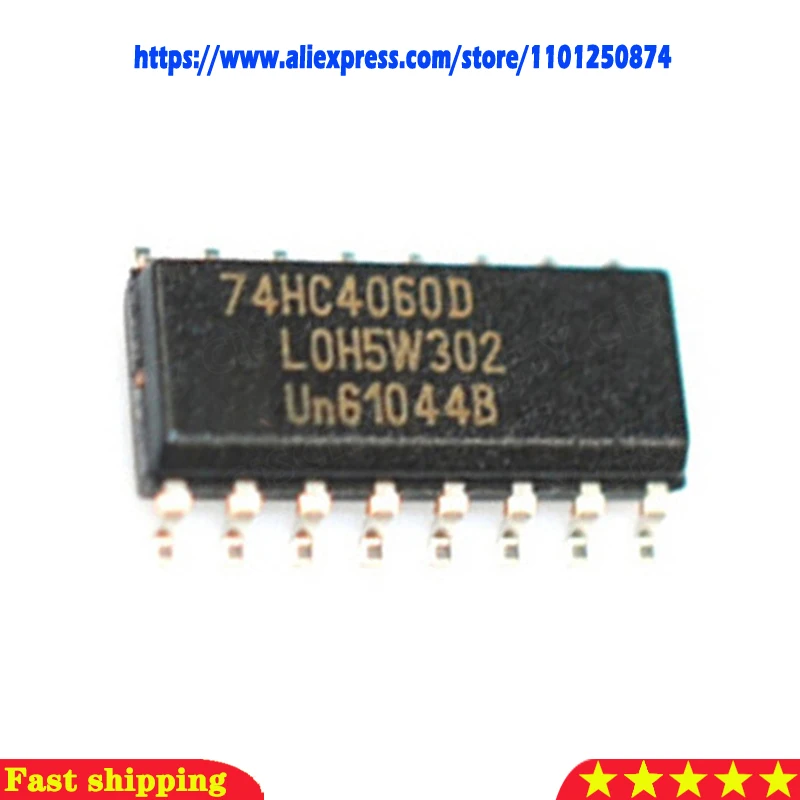 10 шт. 74HC4060D SOP16 74HC4060 SOP SN74HC4060DR SOP-16 SMD новый и оригинальный IC