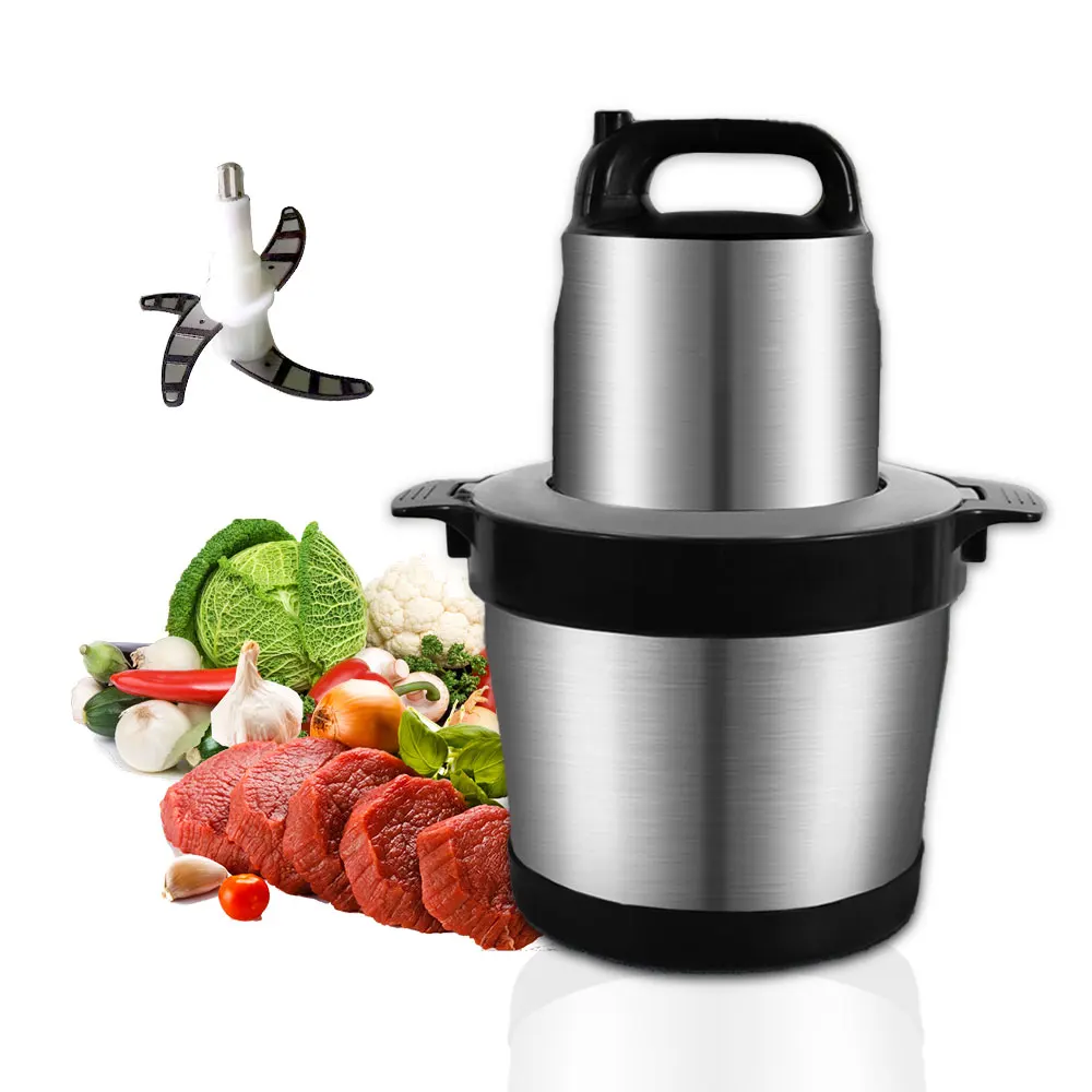 Home Appliance Electric Meat Grinder 2 Speeds Stainless Steel Mixer 1000W Food Processors Vegetable Chopper Blenders for kitchen