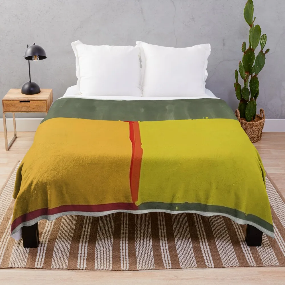 John Hoyland - Желтые 1969 г. Пледы на Хэллоуин многофункциональные одеяла