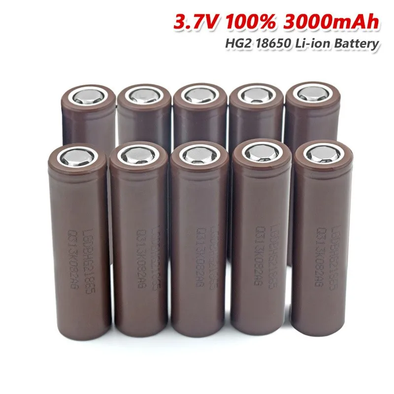 

1-20PCS HG2 18650 Battery 3000mAh 3.6V Discharge 30A Dedicated To HG2 Power Supply Rechargeable Battery+Free Shipping