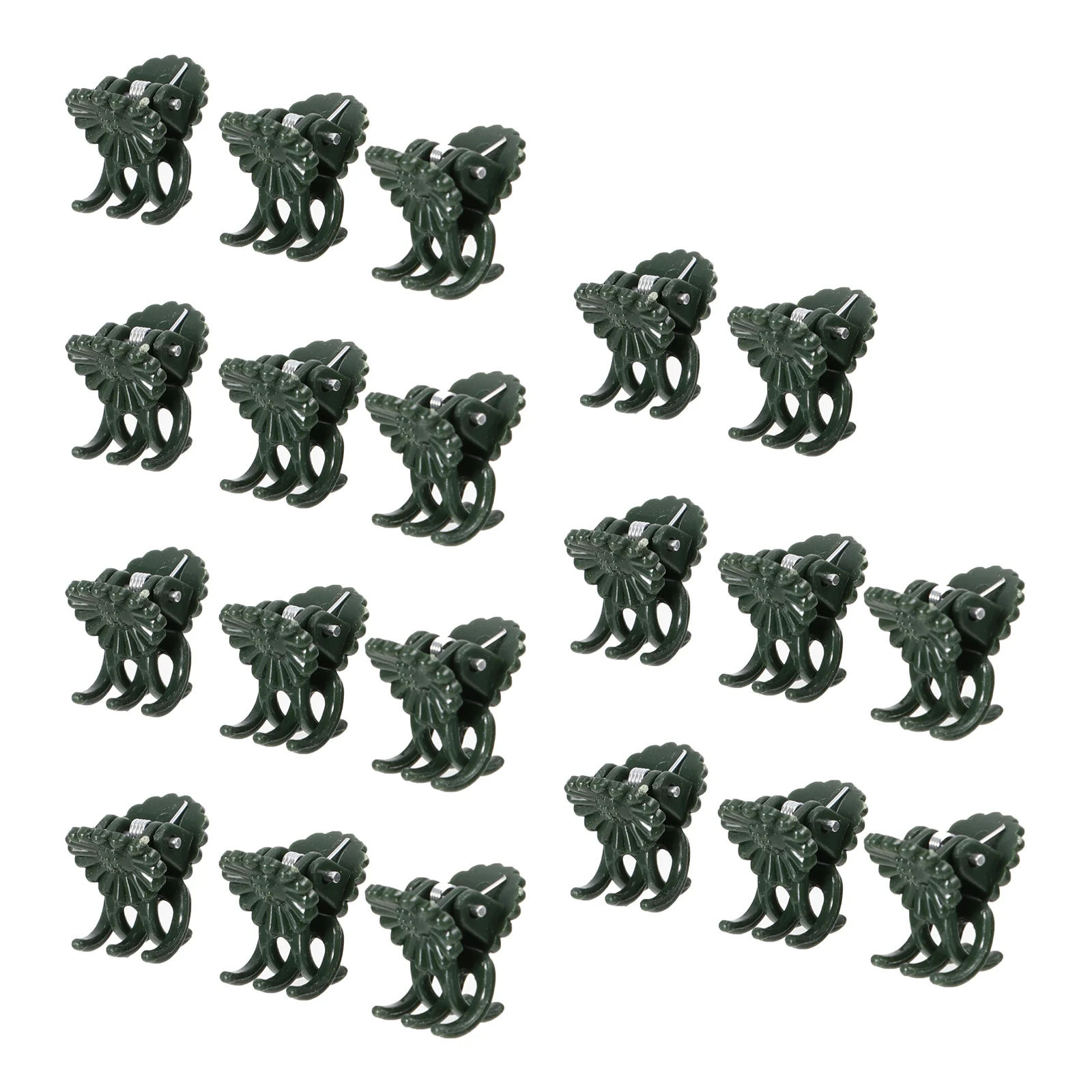 

100pcs Garden Clip Set Greenhouse Plant Flower Support Clips Plastic Plant Clip