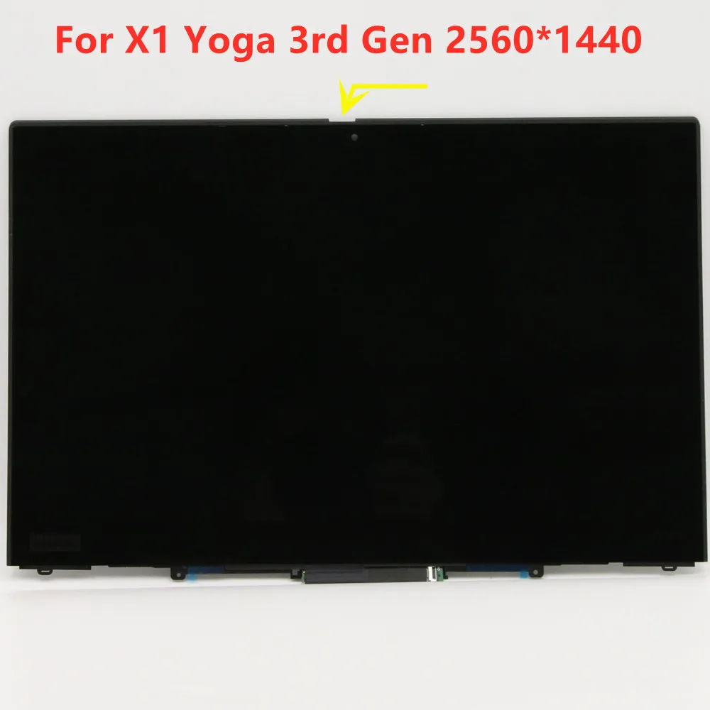 

14.0"WQHD 500nit IPS B140QAN02.0 LPM140M420 Touch Screen Assembly For ThinkPad X1 Yoga 3rd Gen 01YT250 01YT251 01AY928 01AY929