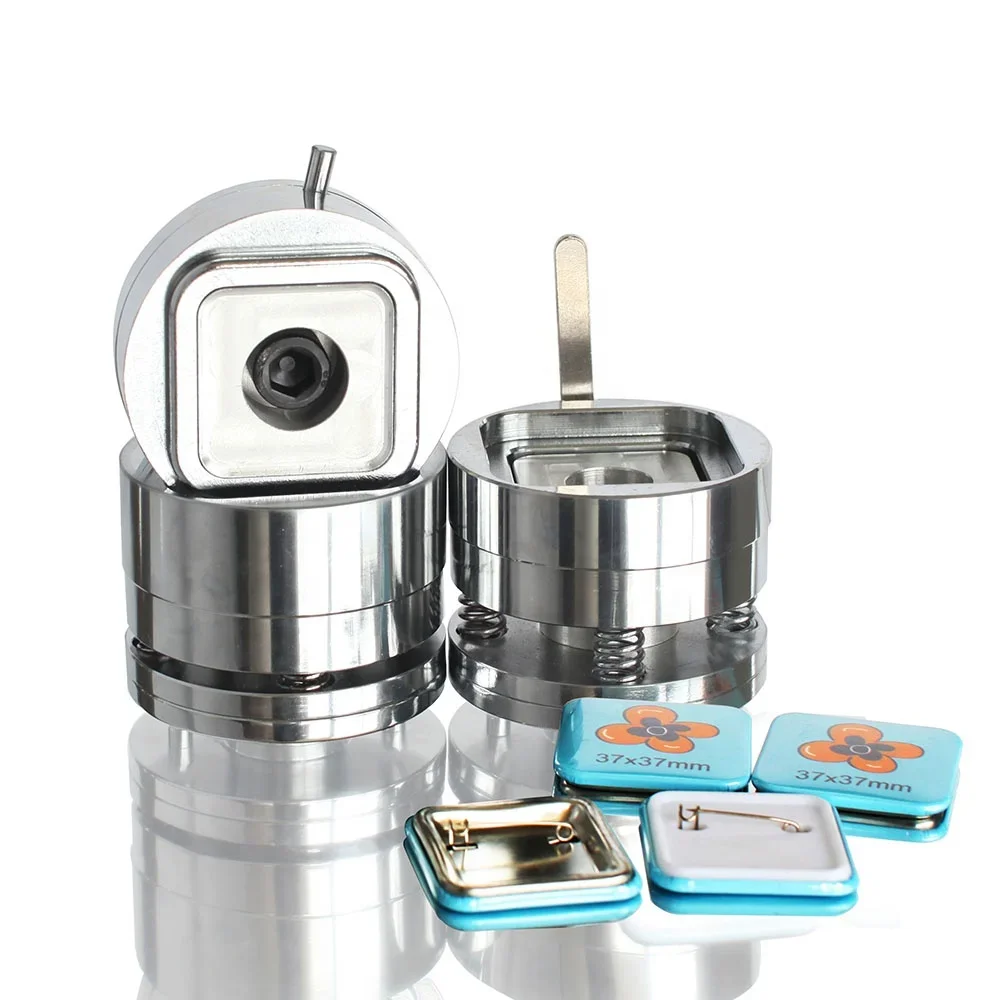 Форма для изготовления квадратных кнопок 37x37 мм