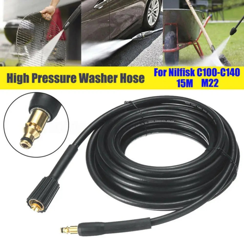 

5/10/15m M22 High Pressure Washer Hose for Nilfisk C100 C110 C120 C130 C140