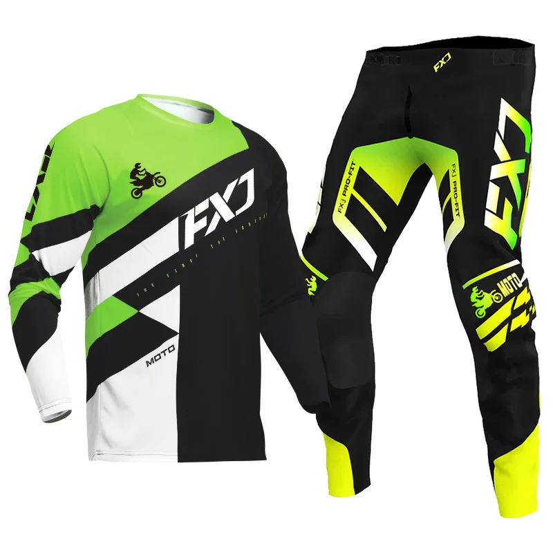 Трикотажные штаны для мотокросса мужчин и женщин комплект одежды езды по