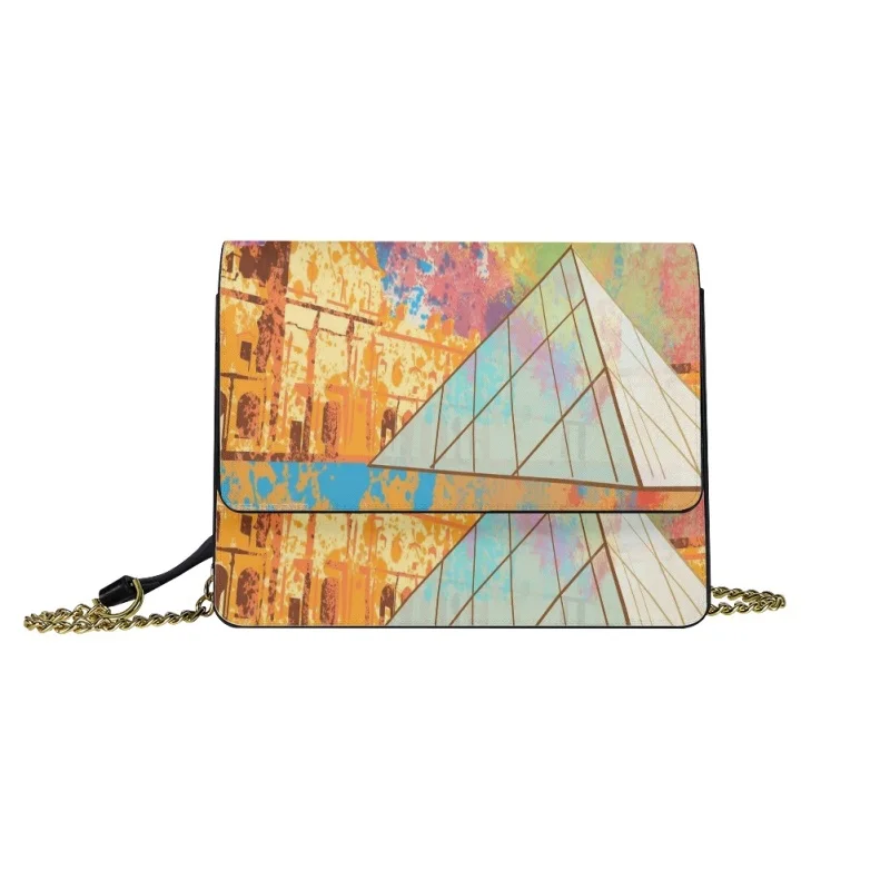 

French Cartoon Series Louvre Women's Fashionable Shoulder Bag Cute Myna Dog Pattern Cross-Body Bag Pattern Customization