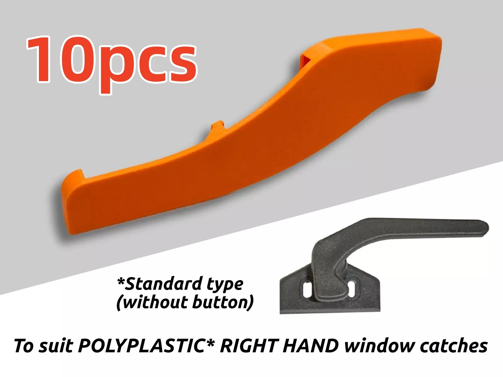 

10 шт., комплекты защиты замка для окон, левая и правая рука для полипластикового каравана, автодома, автофургона, автомобильные аксессуары