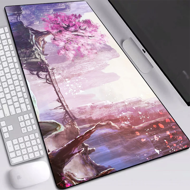 Landscape Beautiful Mouse Pads Laptop Computer Keyboard Mice Waterproof Pad Stitched Edges Non-slip Mouse-pad Gaming Accessories