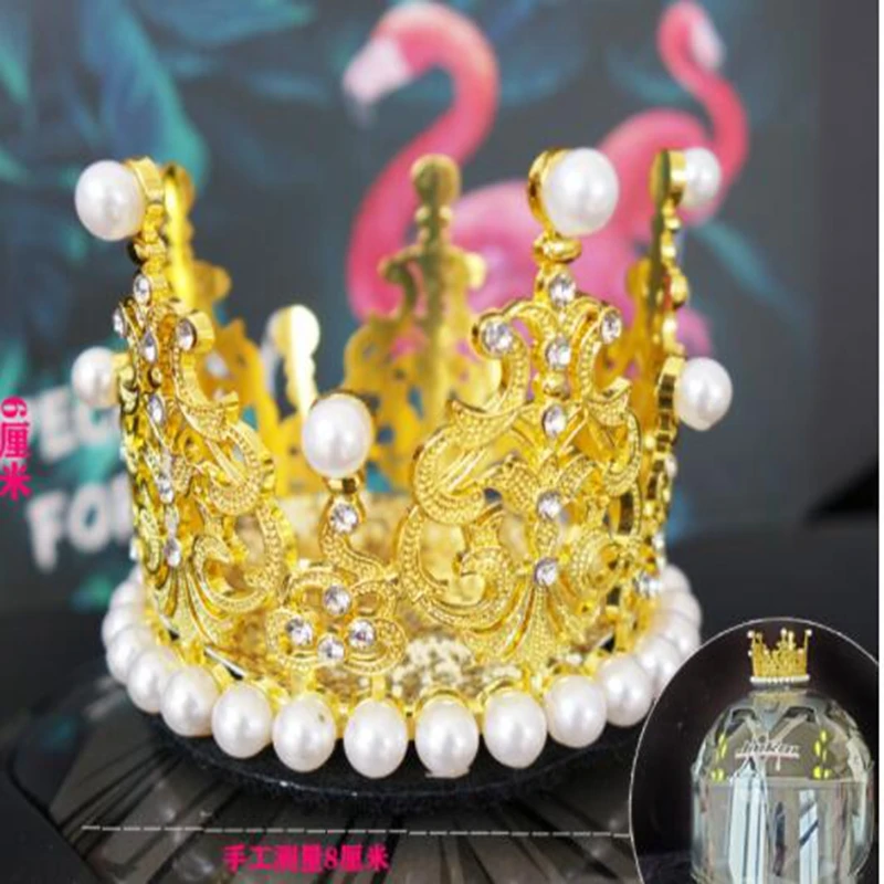 

Украшение для мотоциклетного шлема, металлическая ретро-Корона из сплава