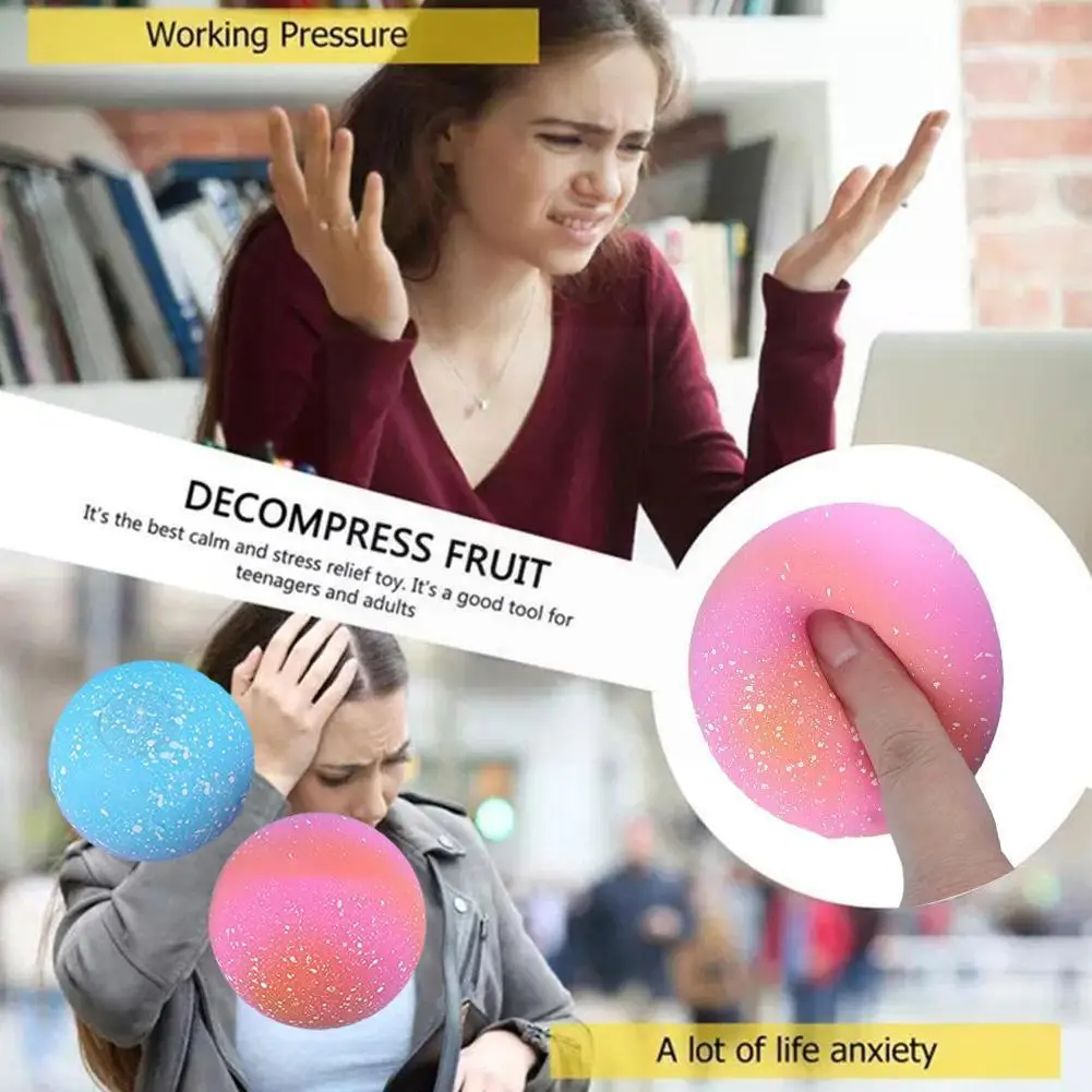 

Pure Color Flour Ball Elastic Kneading Music Breathable Kneading Ball Adult Slow Toy Decompression Rebound Children Toy Toy K5d9