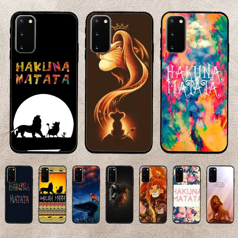 

Disney Hakuna Matata Phone Case For Huawei Honor 10Lite 10i 20 8x 10 Funda 9lite 9xpro Back Coque