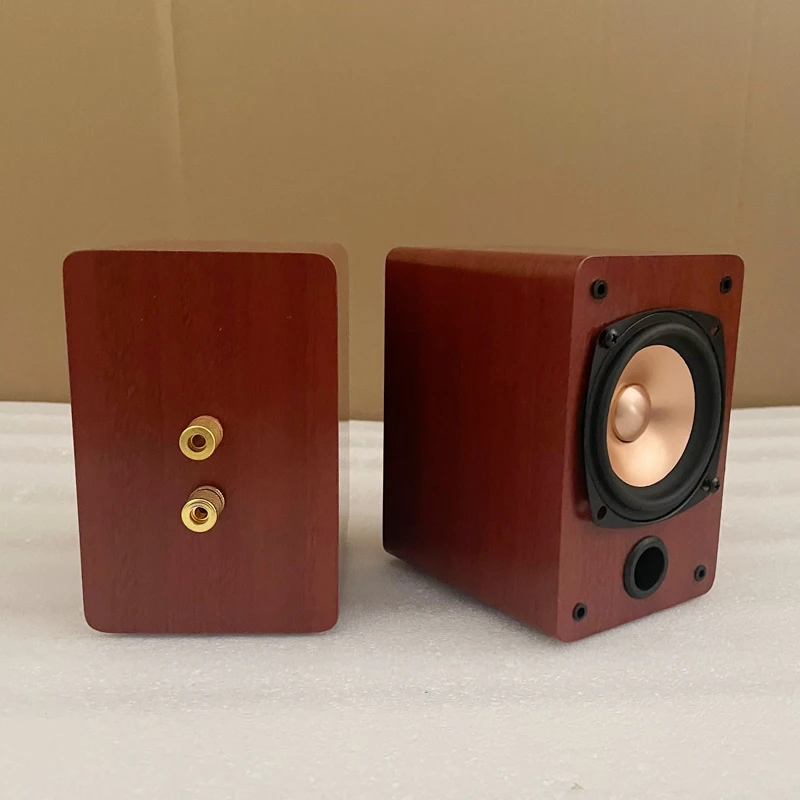 

KYYSLB 3 Inch Full Frequency Speaker Amplifier Wooden Fever Passive Bookshelf Speaker Diy Computer Audio HIFI LoudSpeaker