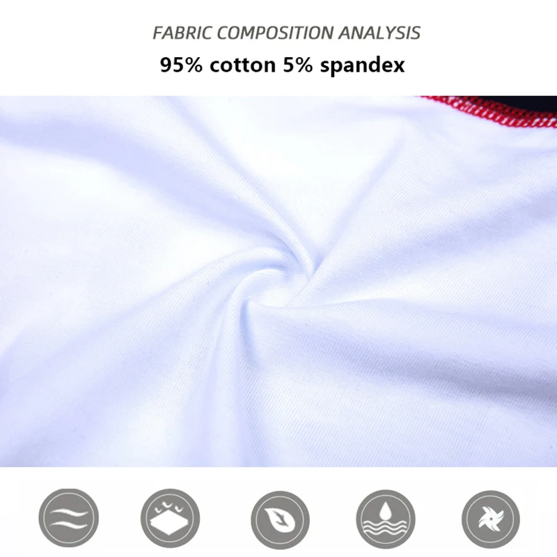 FK 3pcs Men's Cotton Underwear Sexy Fashion Men Briefs Print Paneled Panties Large Size Low-waist Breathable Male Underpants