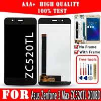 Original LCD For Asus Zenfone Max ZC520TL X008D Display Premium Quality Touch Screen Replacement Parts Mobile Phones Repair
