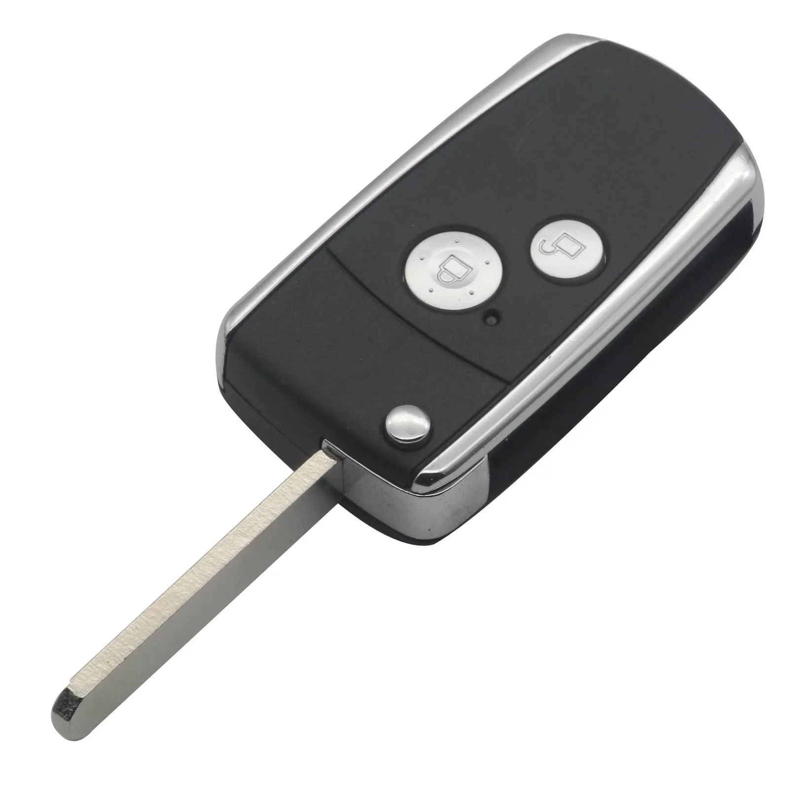 

Обновленный складной чехол для автомобильного ключа jingyuqin для Honda Accord Civic CRV Pilot Fit Odyssey 2/3 кнопки чехол для дистанционного ключа