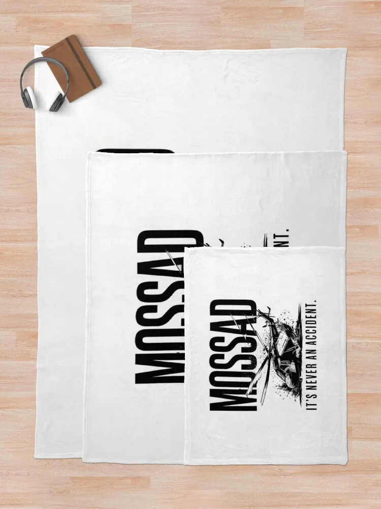 Mossad - забавная футболка It's Never An Accident одеяло роскошные брендовые волосатые