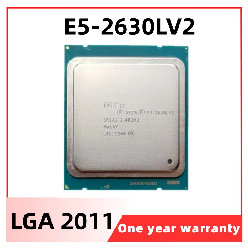 

Xeon Processor E5 2630L V2 CPU 2.8 LGA2011 Six Core Server processor e5-2630L V2 E5-2630LV2 2630