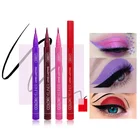 Средство для макияжа глаз, оранжевая водостойкая синяя зеленая подводка для глаз, Косметика для макияжа, стойкие гладкие ресницы, карандаш