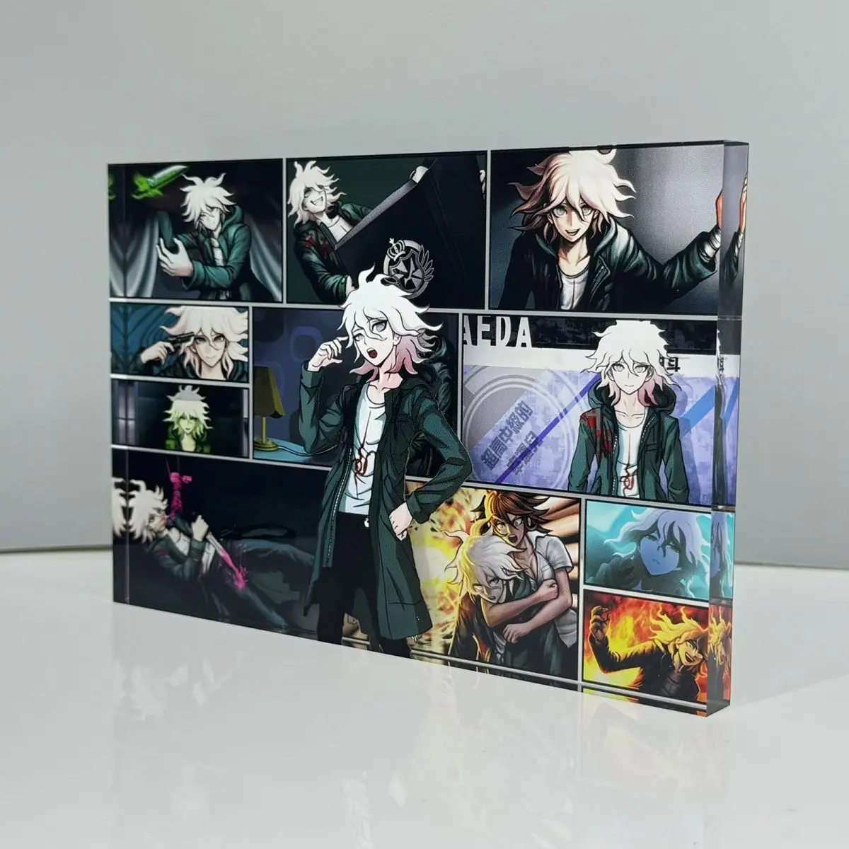 Аниме игра Danganronpa Nagito Komaeda косплей стоячий знак орнамент аксессуары акриловая