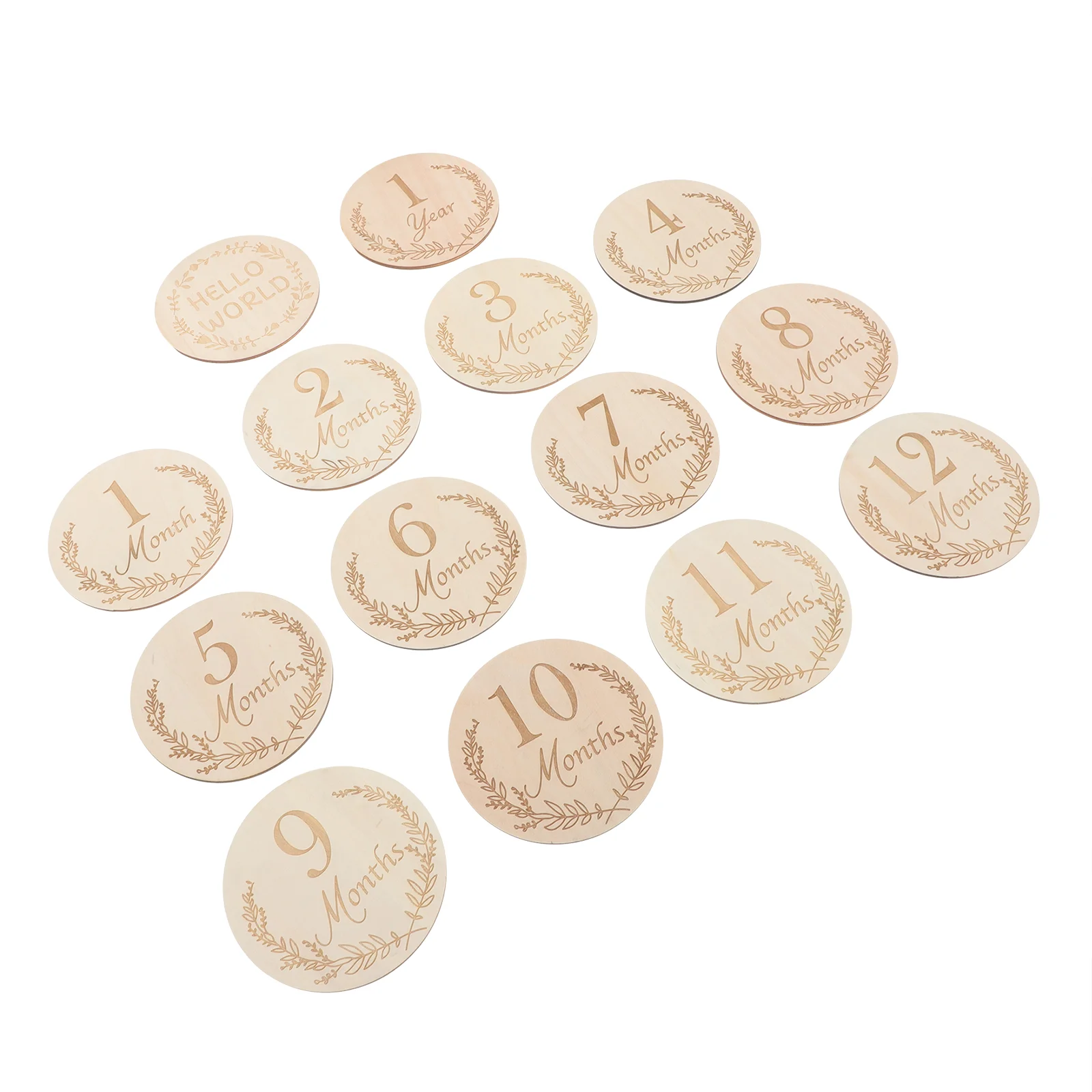 

14pcs Infant Growth Cards Newborn Milestone Commemorative Cards Photo Props