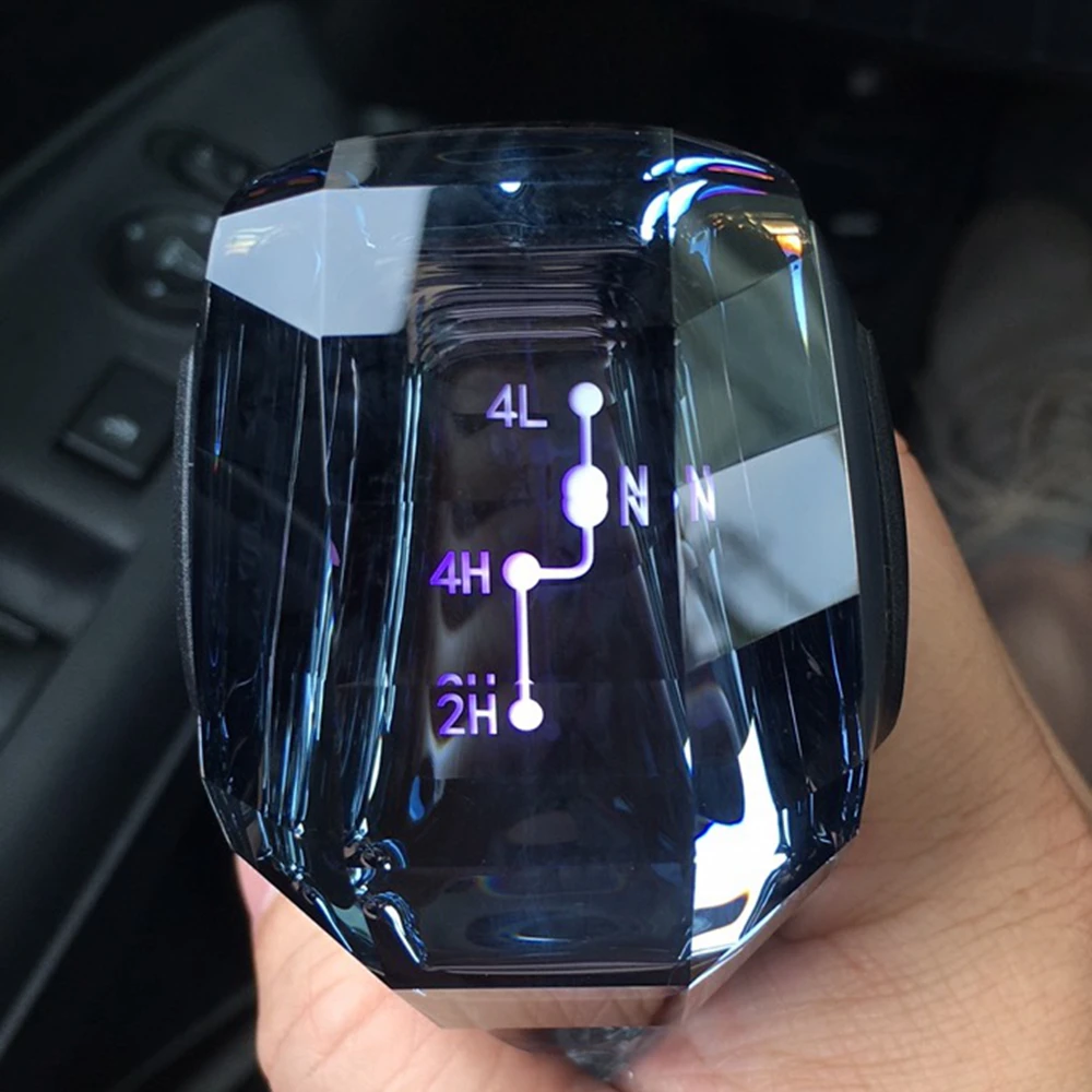 

Автомобильная универсальная ручка переключения передач с кристаллами ручка переключения передач рычаг переключения передач 4WD 2WD H L