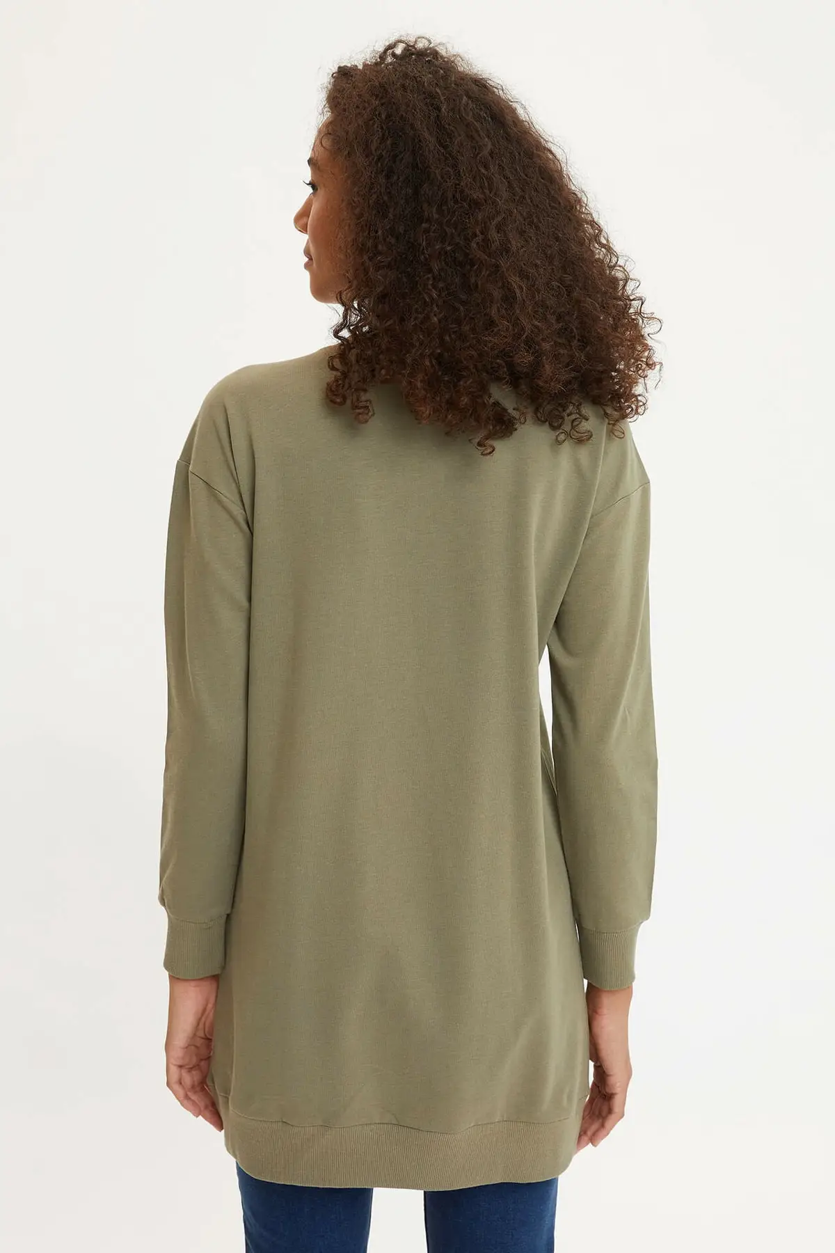 

Oversize Fit Knit Tunic Women Muslim Tunic 2021 Fashion