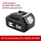 Аккумуляторная батарея BL1860, 18 в, 400 Ач, для электроинструментов Makita BL1815, BL1830, BL1840, BL1850, LXT