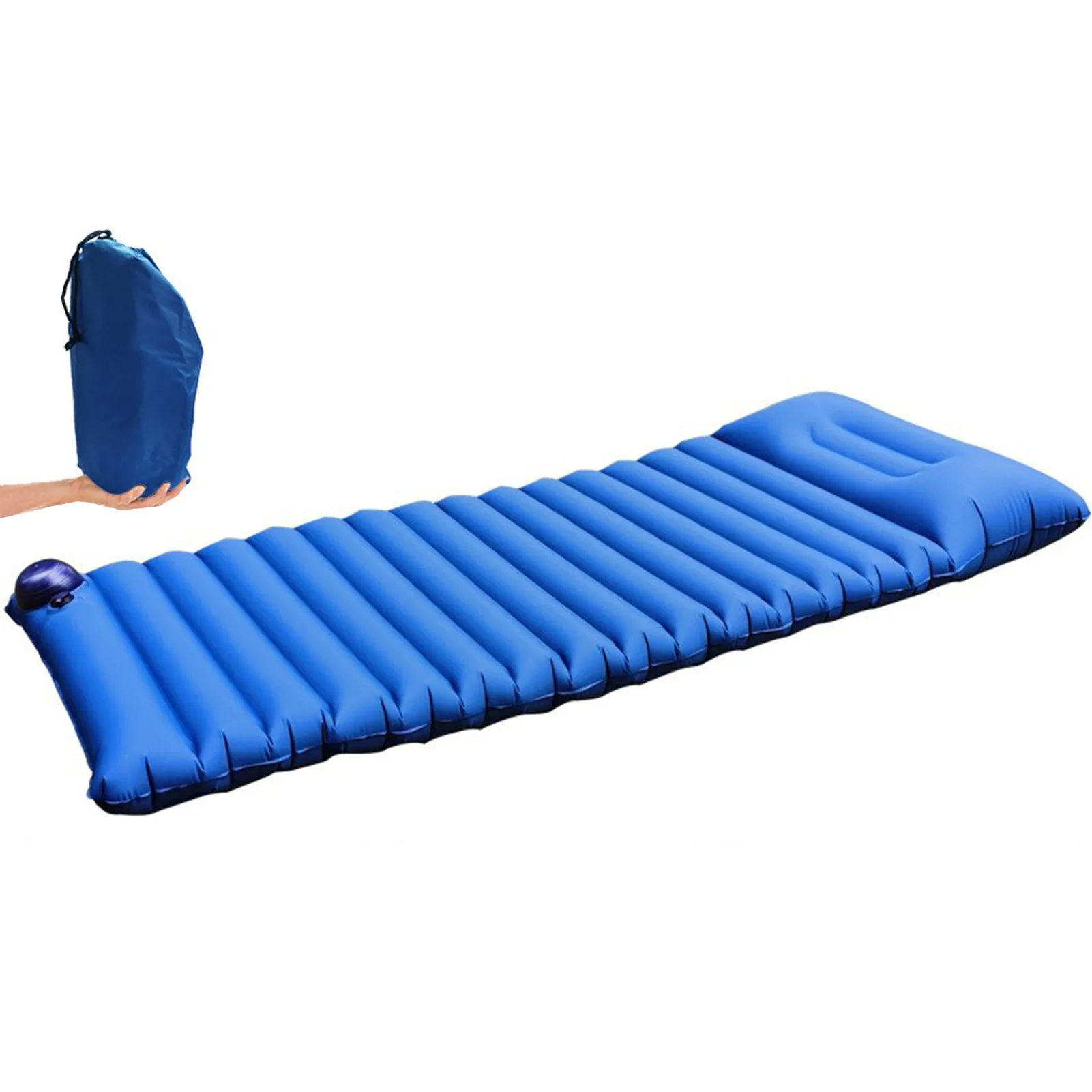 

Надувные спальные подушки для кемпинга, надувные коврики для сна для взрослых, Самонадувающийся туристический матрас для одного человека