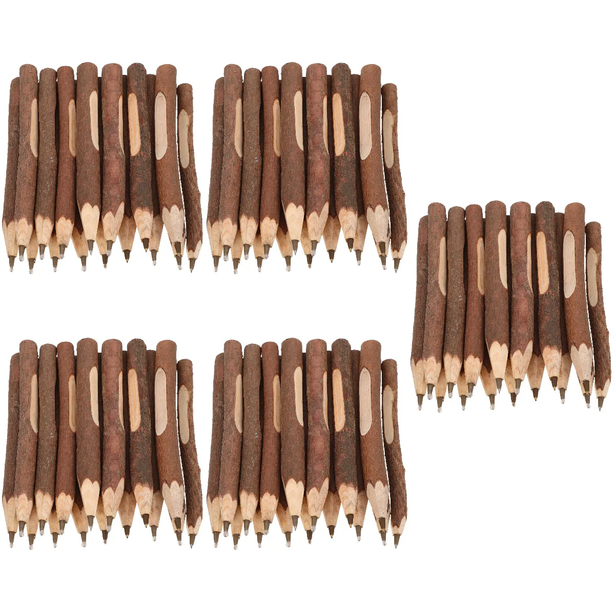 

80 Pcs Portable Writing Pens Multi-function Wood Pens Household Gift Pens Writing Supply