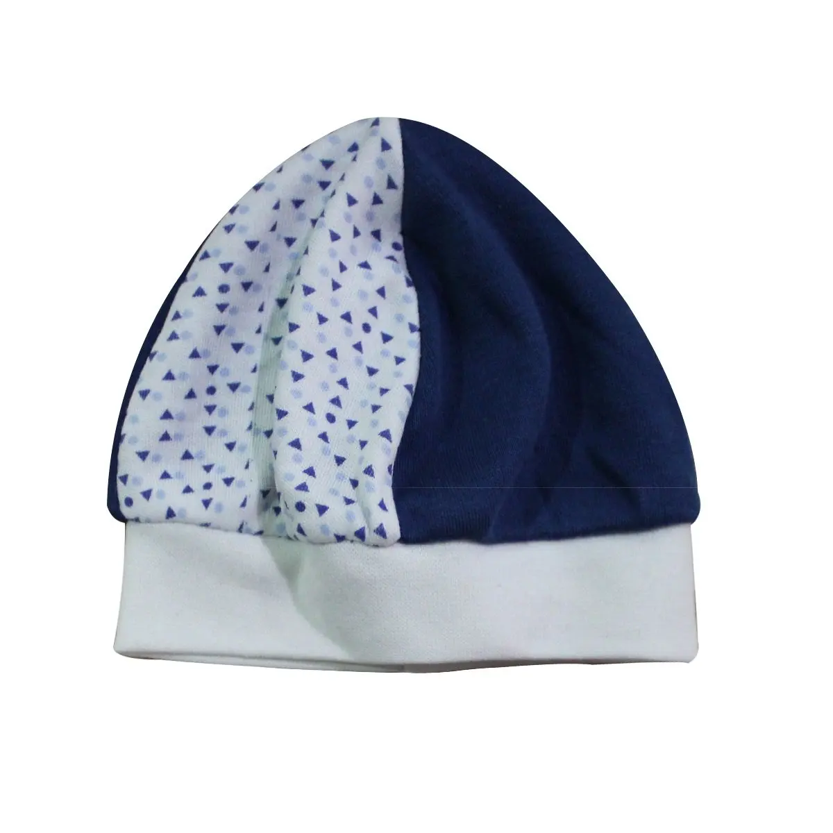 

Cream Blue Premature Tek Beret