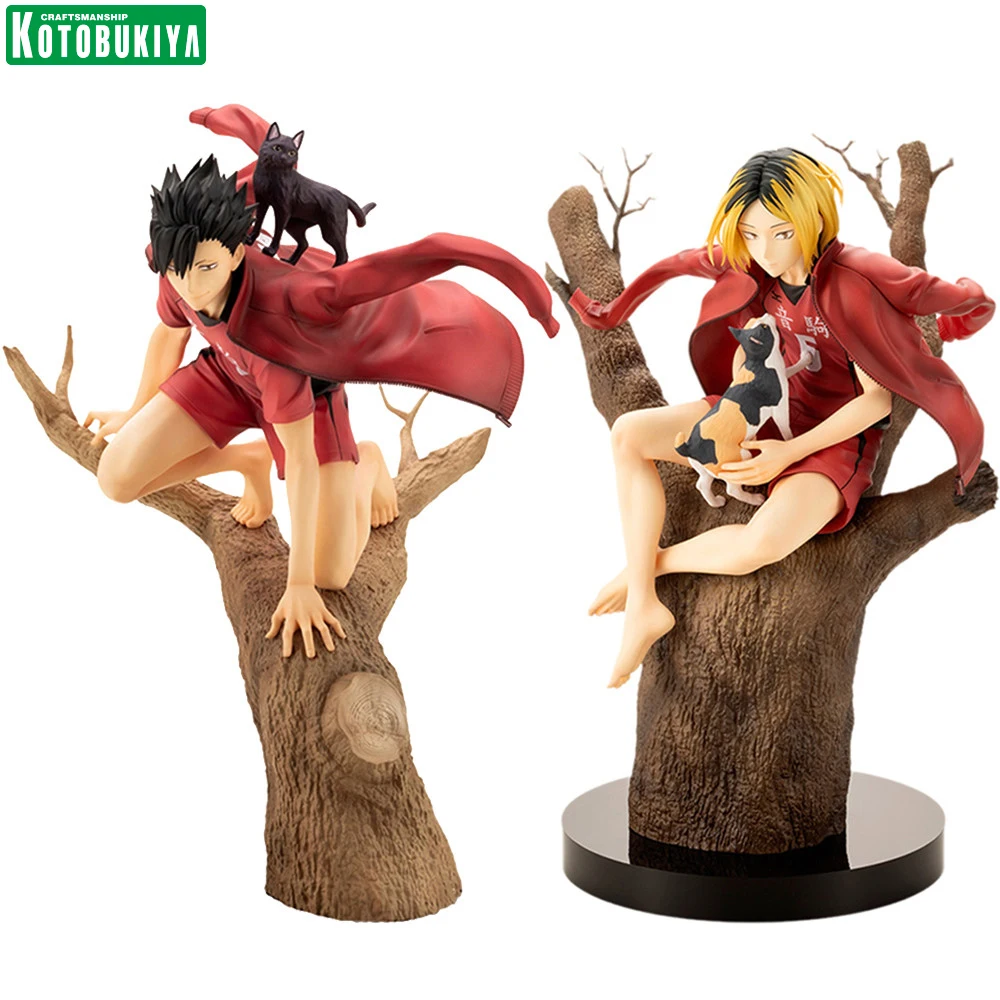 [В наличии] Оригинальный Kotobukiya Artfx J Haikyu!! Kuroo Tetsurou Kozume Kenma 23 5 см аниме фигурка