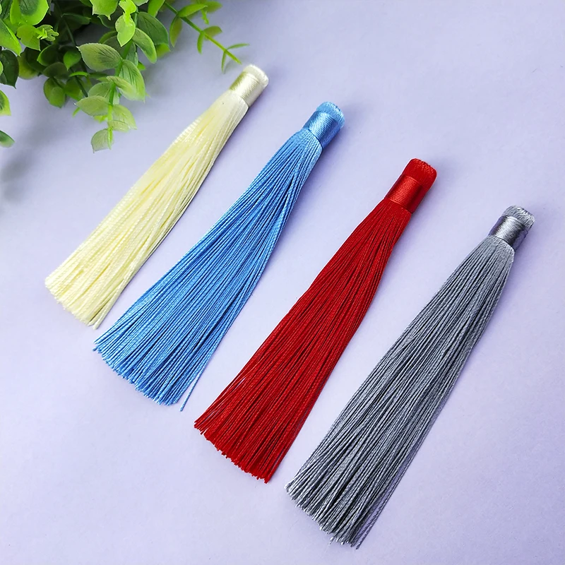 Китайский узел с кисточкой сделай сам материал ручной работы подвесное ухо