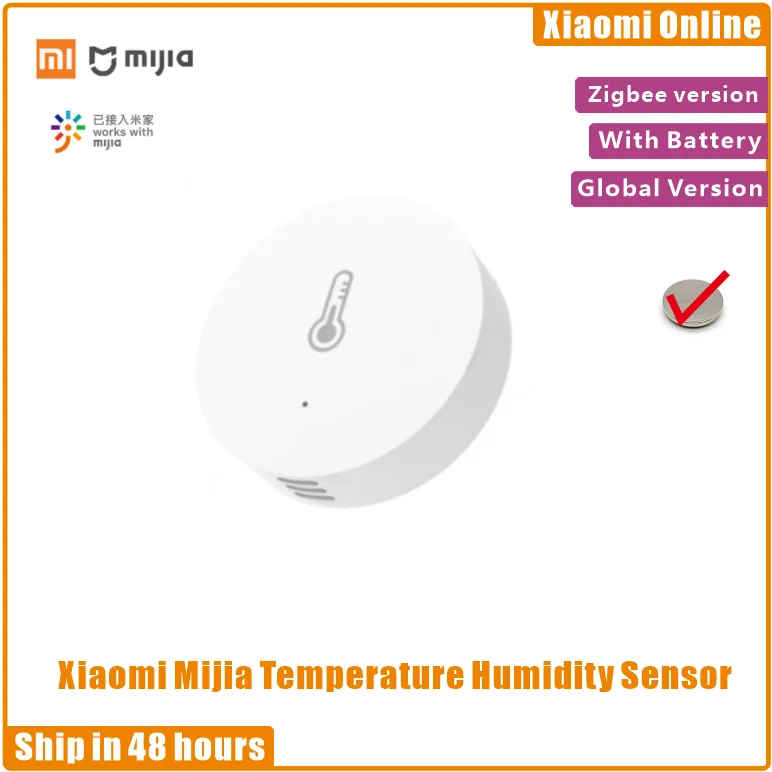 

SHACKER Global Version Mijia Temperature Humidity Sensor For Xiaomi Gateway Thermometer Hygrometer Measurer Support Mi Homes App