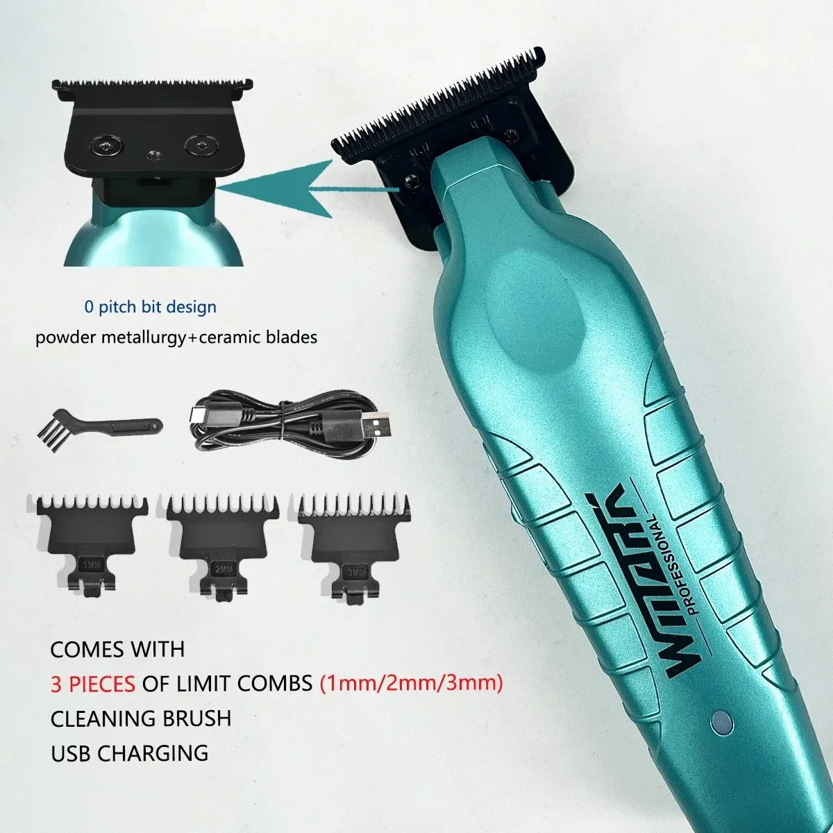 Профессиональный электрический триммер 7000 об/мин высокоскоростной двигатель с