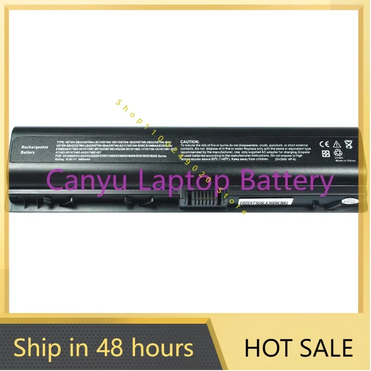 Аккумулятор 6-ядерный для HP Compaq V3000 Dv6000 V3500 Dv2700 Dv2000 2024