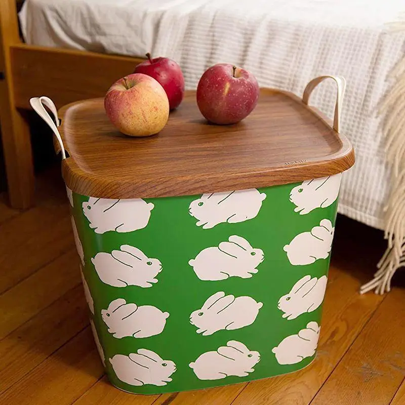 

1 шт., коробка для хранения в скандинавском стиле с изображением кролика