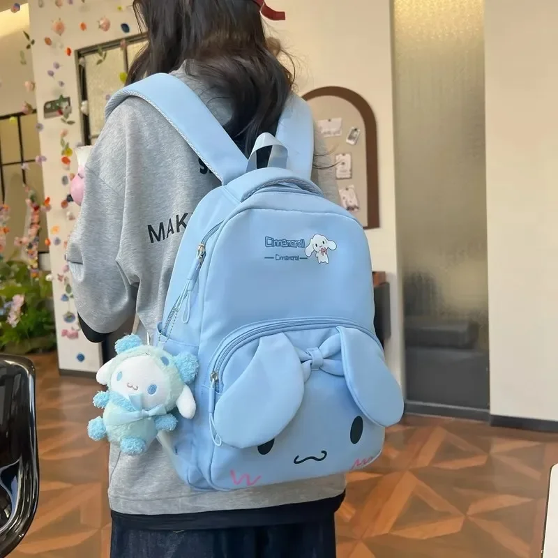 Вместительный рюкзак Sanrioed из аниме Kuromi Melody Cinnamoroll Hello Kitty милый школьный портфель