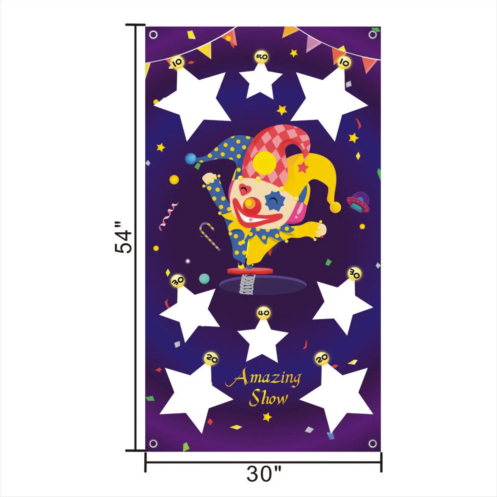 

Throwing Game Banner Toss Game Banner for Shower Outdoor/Indoor Game Adults kids