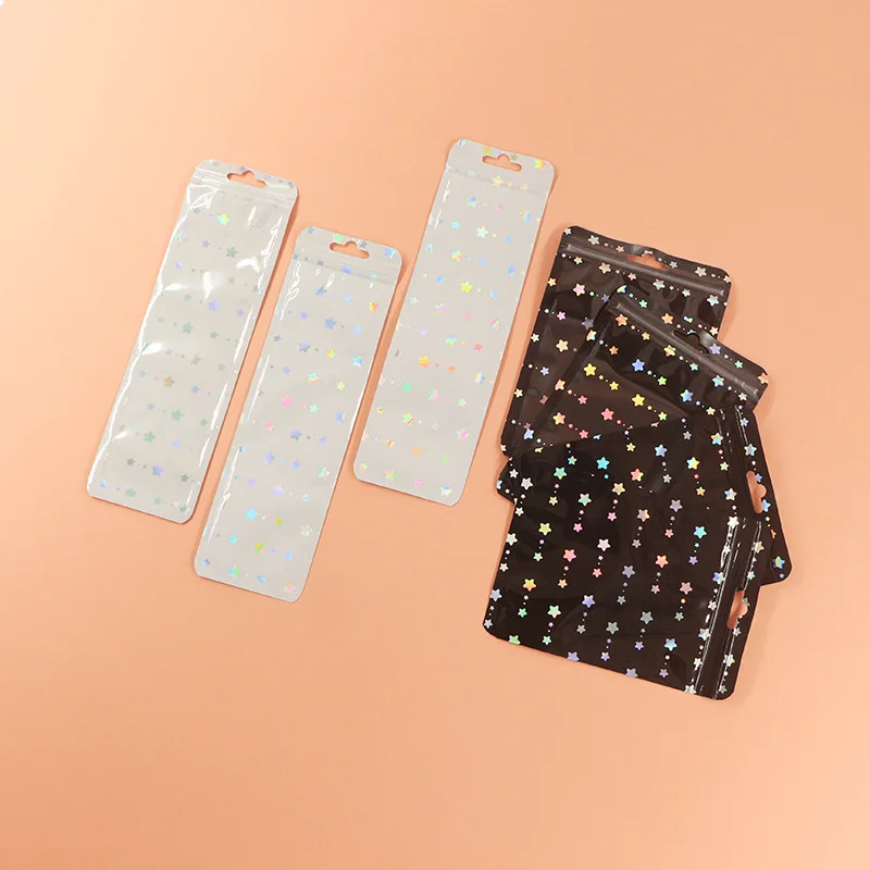 50 шт. прозрачные пакеты с застежкой-молнией