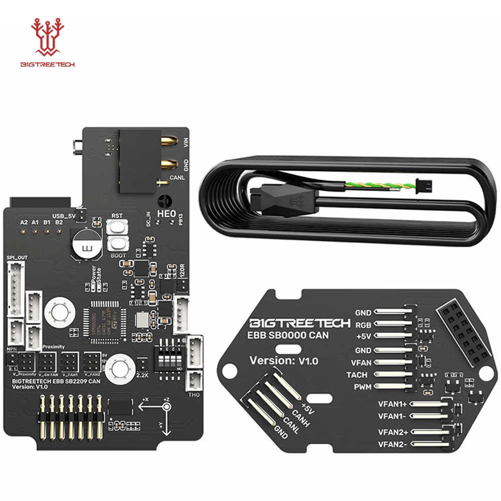 BIGTREETECH EBB SB2209 SB2240 CAN плата для Klipper Voron stealthгорелки KNOMI Octopus Pro Raspberry Pi Canbus HeadTool PT1000