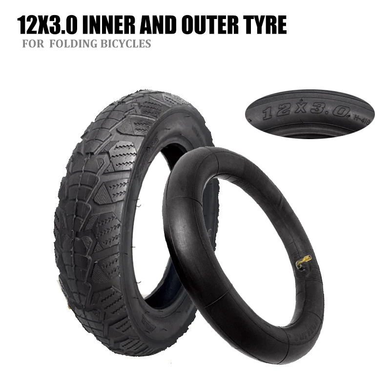 

Electric vehicle outer tire 12x3.0 inner tyre outer tires are suitable for folding bicycles with 12.5 inch pneumatic tires