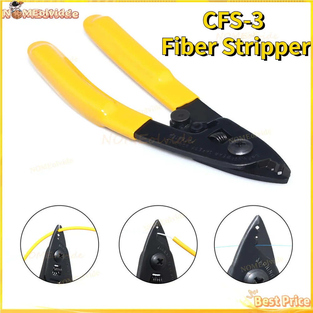

Miller FTTH CFS-3 Three-port Fiber Optical Stripper/ Pliers/ Wire strippers Tools Miller Optical Fiber Stripping Pliers Miller