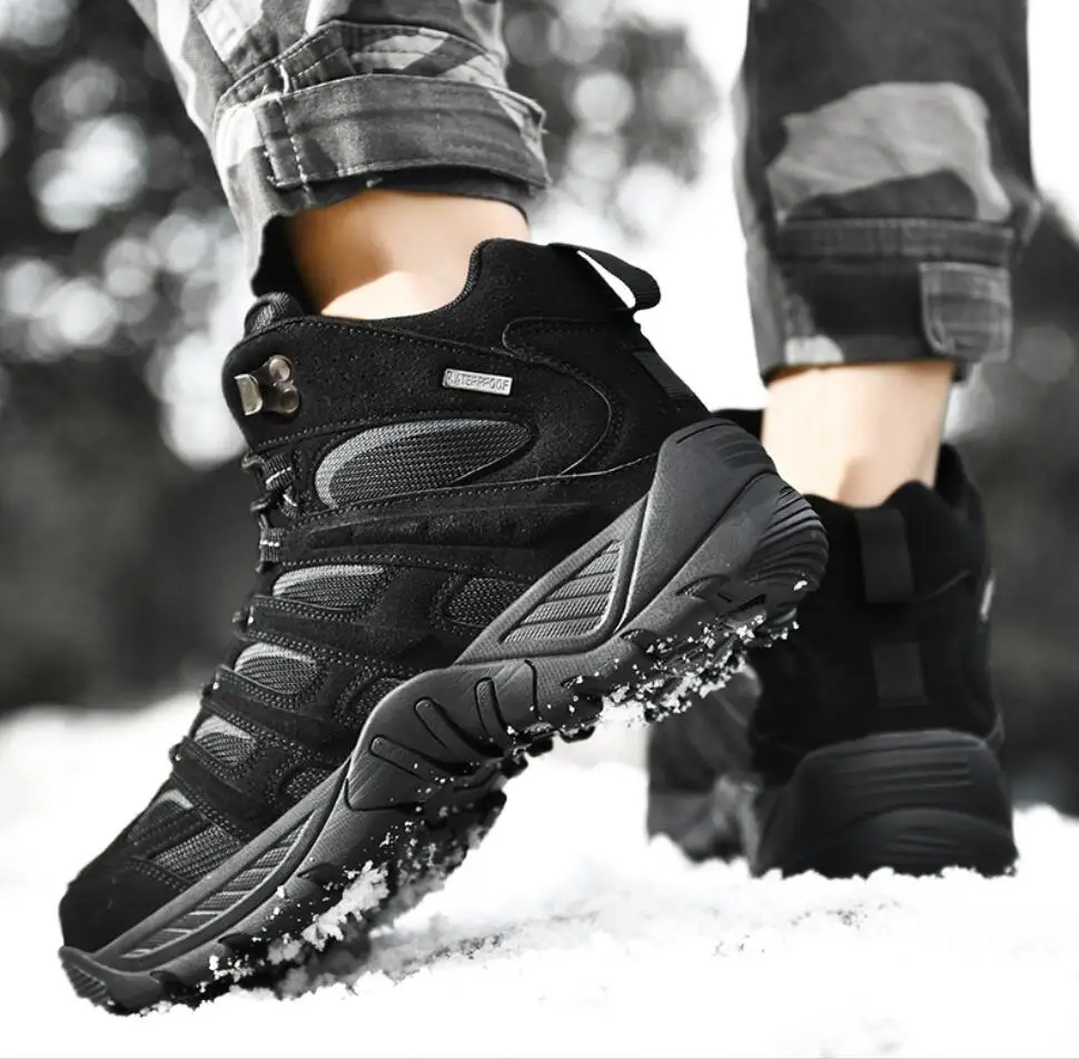 

Men Tactical Boots Army Boots Mens Military Desert Waterproof Work Safety Shoes Climbing Hiking Shoes Men Hunting Outdoor Boots