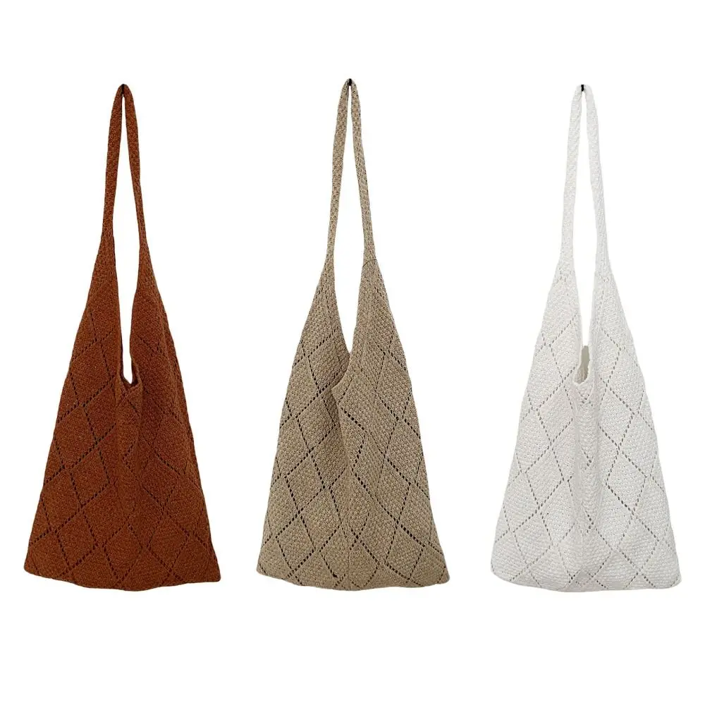 

Fashion Knitting Woven Large Capacity Handbags Tote Bags Crochet Bag Shoulder Bags