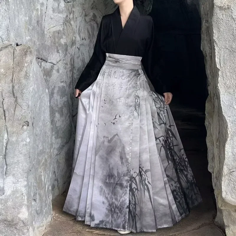 Оригинальный комплект с юбкой ханьфу костюм в китайском стиле Элегантная