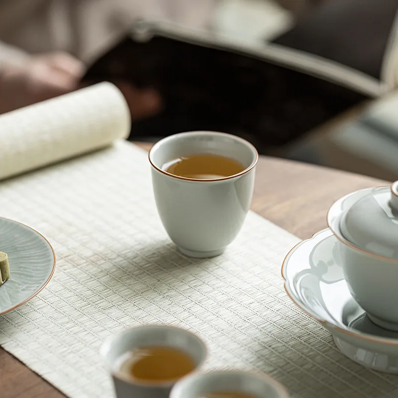 Ручная Ретро фотокерамическая китайская домашняя стандартная чашка для чая