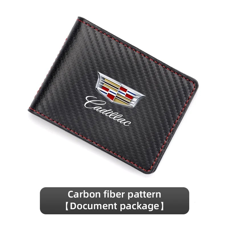 

Для Cadillac Escalade GT4 XT4 ATS XT5 CTS SRX XTS автомобильные кожаные документы для вождения защитный держатель для банковских кредитных карт автостайлинг