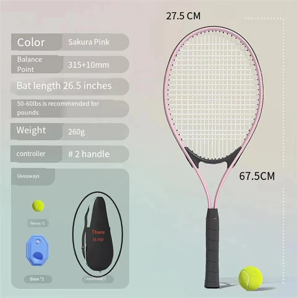 

Adult Children's Tennis Racquet Junior Training Nylon Mesh Rope Release Non Elastic Tennis Ball