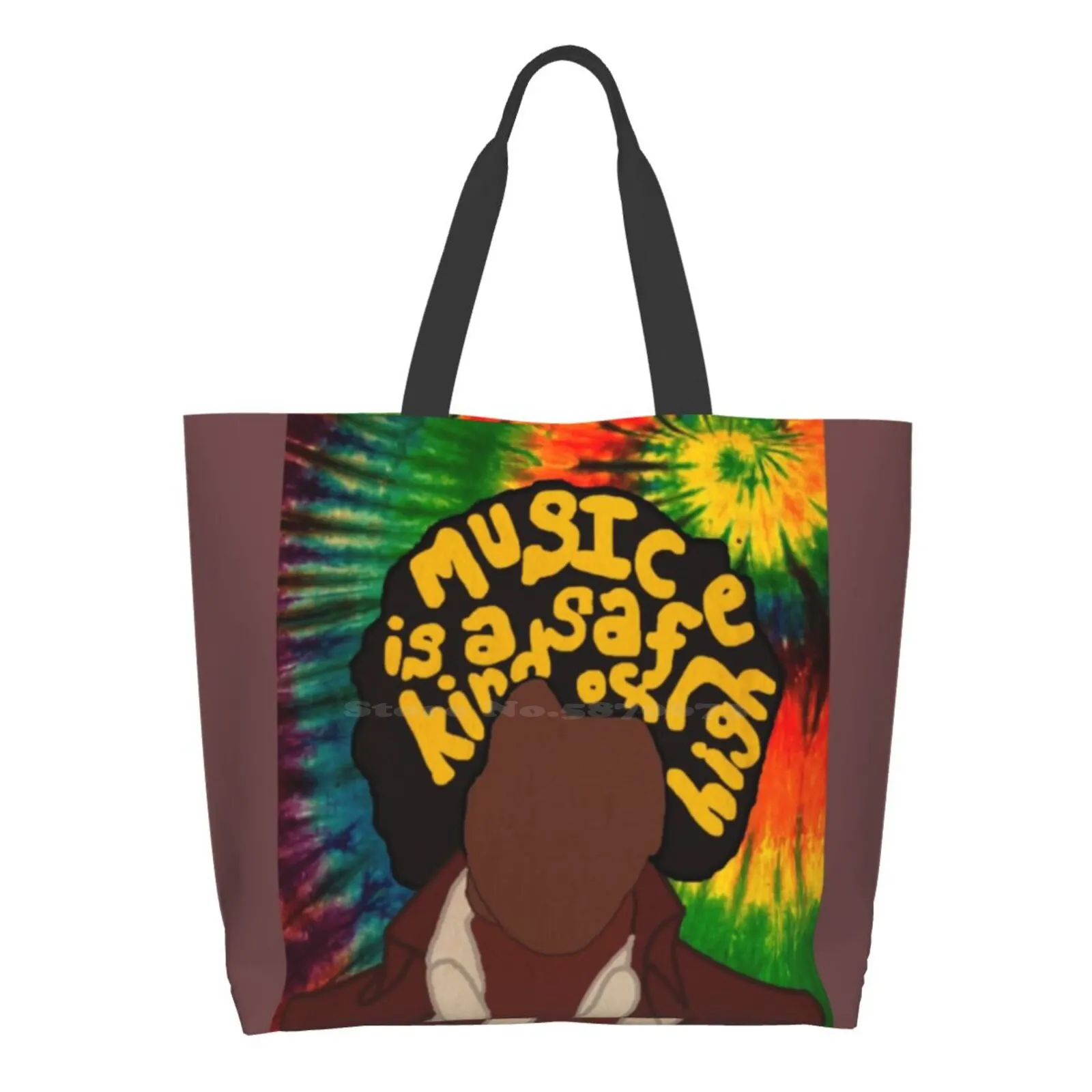

Art Poster Shopping Bags Girls Fashion Casual Pacakge Hand Bag Jazz Blues Blues Woodstock 1969 Jimi Janis Joplin Pop Art Beth
