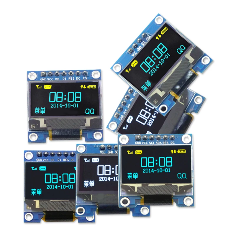 0 96 дюймовый IIC Серийный 7/6/4Pin белый/синий/желтый синий Oled модуль дисплея 128X64 I2C SSD1306